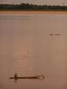 Evening fisherman on the Mekong River.